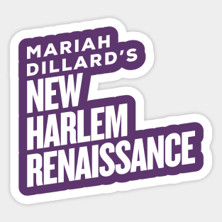 Mariah Dillards New Harlem Rennaisance Sticker